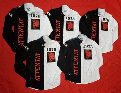 Attentat stageshirts spring 2018 Attentat stageshirts spring 2018