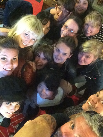 Slynor i inspelningsstudion med Attentat Slynor i inspelningsstudion med Attentat